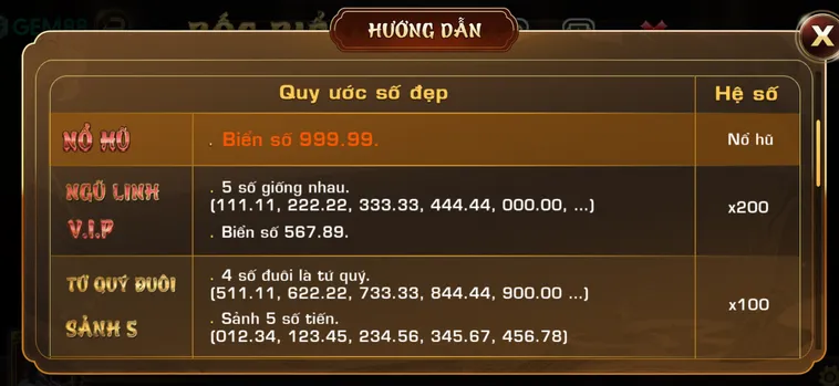 Game Nhanh Bốc Biển Số Tại Gem88 Trải Nghiệm Đỉnh Cao Săn Lộc Vàng
