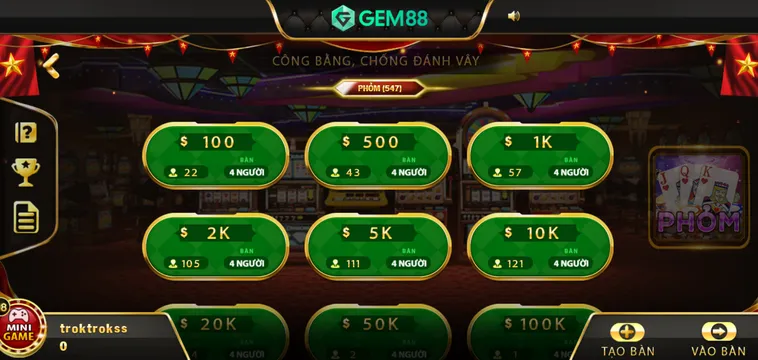 Kinh Nghiệm Chơi Phỏm Tại Gem88 Ăn Tiền Thật Từ Các Cao Thủ