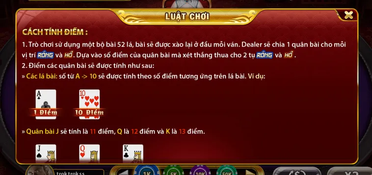 Trải Nghiệm Đỉnh Cao Với Sảnh Game Bài Rồng Hổ Tại Gem88 Hấp Dẫn