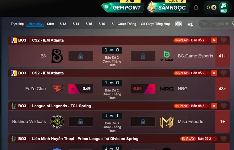 Thể Thao Esports Gem88 Sân Chơi Cá Cược Đỉnh Cao Cho Cộng Đồng Game Thủ