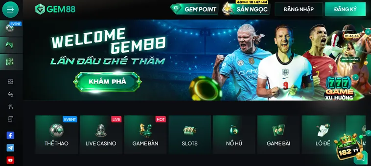 Nhà Cái Gem88 - Địa Chỉ Cá Cược Trực Tuyến Cho Dân Chơi