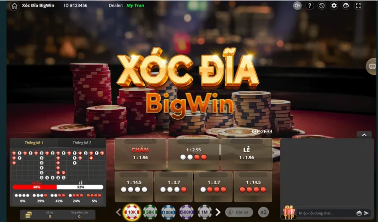 Xóc Đĩa Big Win Tại Gem88 Trải Nghiệm Cá Cược Đẳng Cấp Thượng Lưu